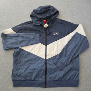 Nike Men's HD GX WindBreaker Full Zip size 2XL Jacket AJ1396 471